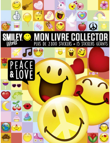 Smiley - Mon livre collector Peace & Love