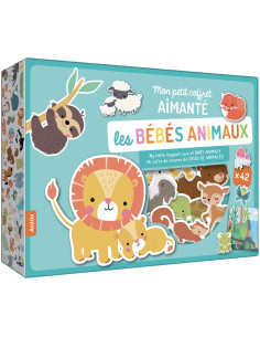 Mon petit coffret aimanté - Les bébés animaux - Auzou