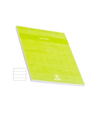BLOC NOTES A4 SELECTA SAPHIR 100P TRAV