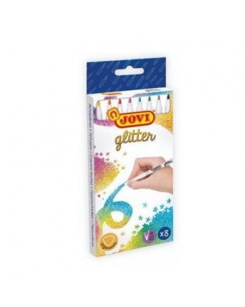 FEUTRES JOVI GLITTER 8