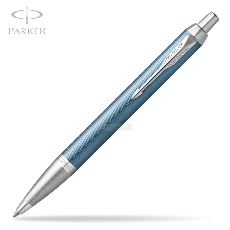 Stylo-Bille PARKER IM Premium Blue Grey CT - Réf. 2143645