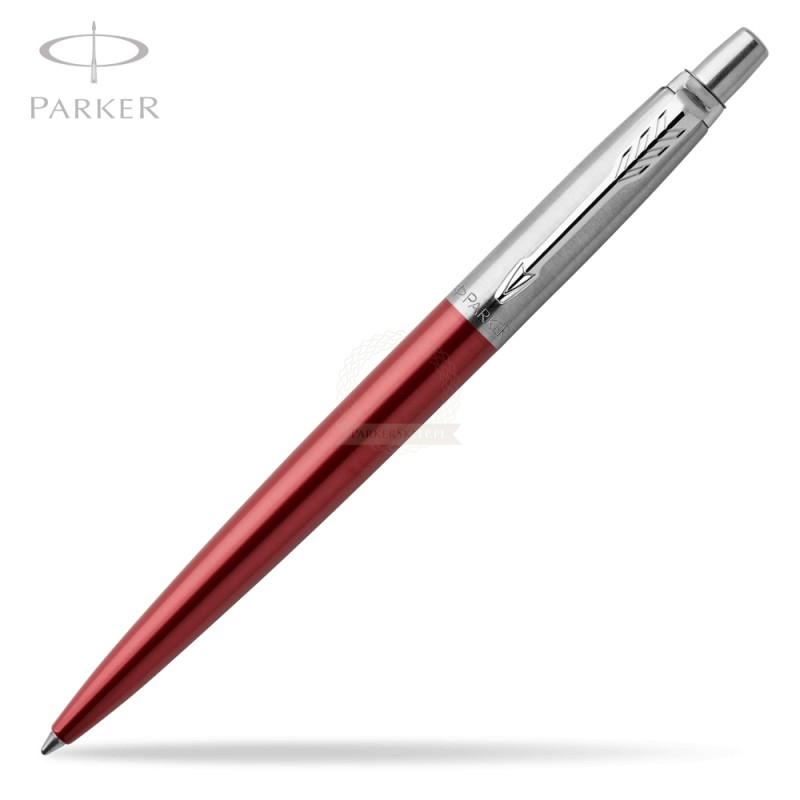 Stylo-Bille PARKER Jotter Kensington Red Chrome Colour Trim - Réf. 1953187