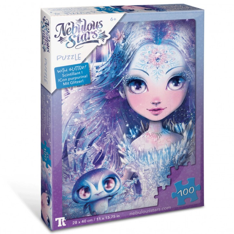 Puzzle Scintillant 100pcs, Iceana et Blizzia - Nebulous Stars