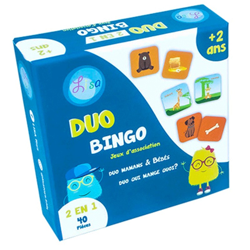 Duo Bingo - jeu d'Association - Lisa Toys