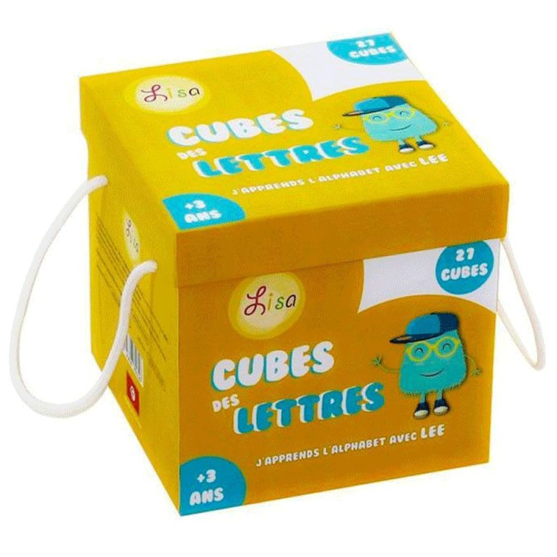 Cube des Lettres - J'Apprends l'Alphabet avec Lee - Lisa Toys