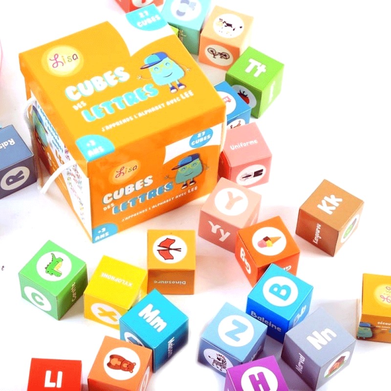 Cube des Lettres - J'Apprends l'Alphabet avec Lee - Lisa Toys