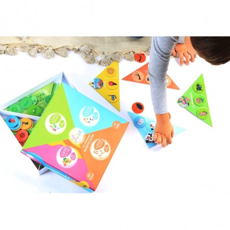 Grand Loto 4en1 Chiffres Lettres Saisons & Fruits Légumes - Lisa Toys
