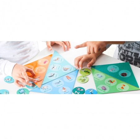 Grand Loto 4en1 Chiffres Lettres Saisons & Animaux - Lisa Toys