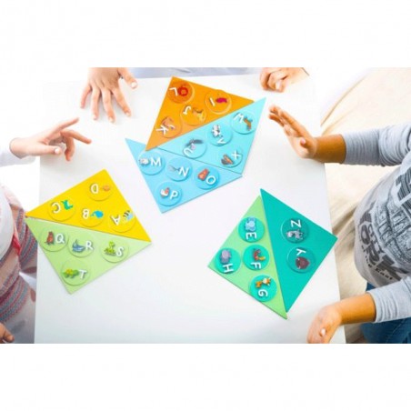 Grand Loto 4en1 Chiffres Lettres Formes et Animaux - Lisa Toys