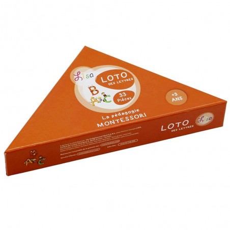 Loto des Lettres - Pédagogie Montessori - Lisa Toys