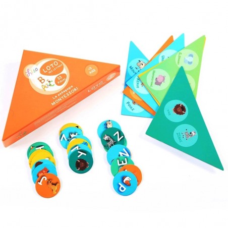 Loto des Lettres - Pédagogie Montessori - Lisa Toys