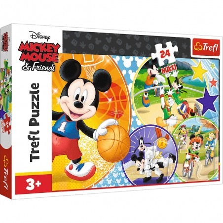 Puzzle Mickey Mouse & Friends 24pcs Maxi - Trefl