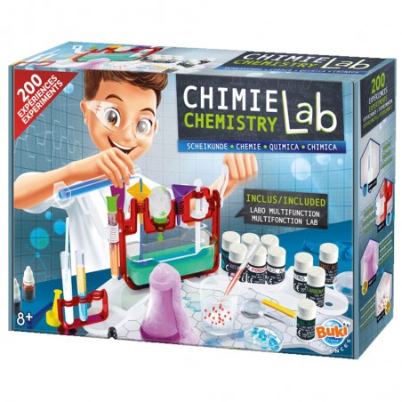 Chimie Lab 200 Expériences, Buki - Réf.8364