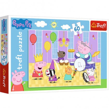Puzzle Peppa Pig At The Ball 60pcs - Trefl