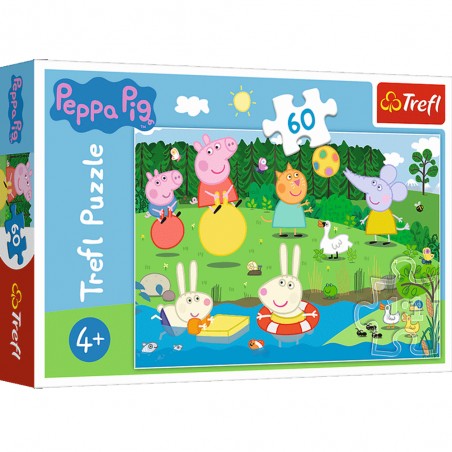 Puzzle Peppa Pig Holiday 60pcs - Trefl