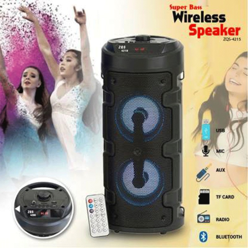 Haut-Parleur Bluetooth avec Micro Karaoke - Réf. ZQS-4209