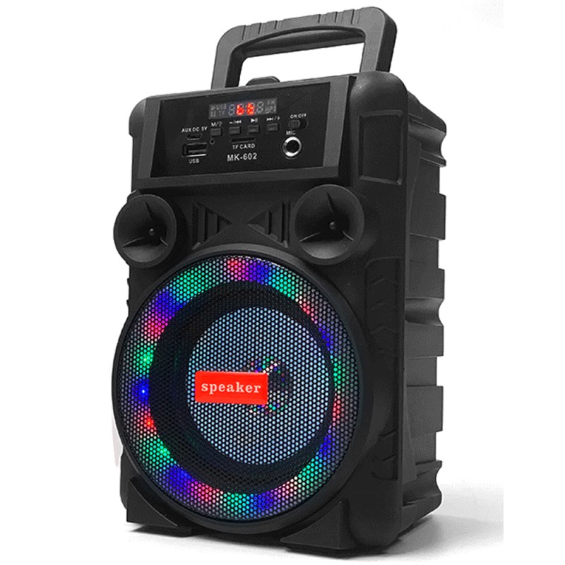 Haut-Parleur BT Lumineux Micro Karaoke - Réf. MK-602