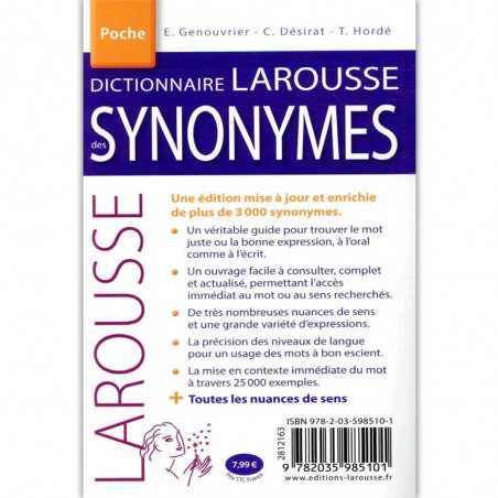 Dictionnaire Larousse des Synonymes