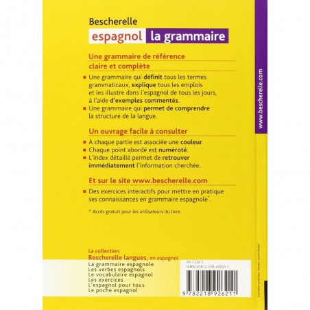 Bescherelle Espagnol La Grammaire - Hatier