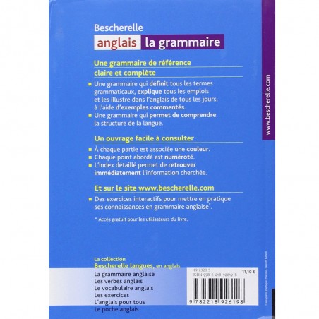 Bescherelle Anglais La Grammaire - Hatier