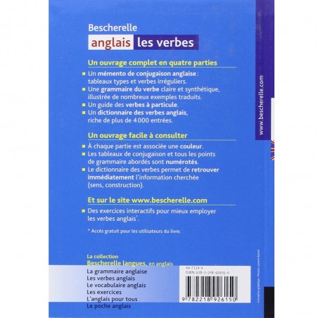 Bescherelle Anglais Les Verbes - Hatier
