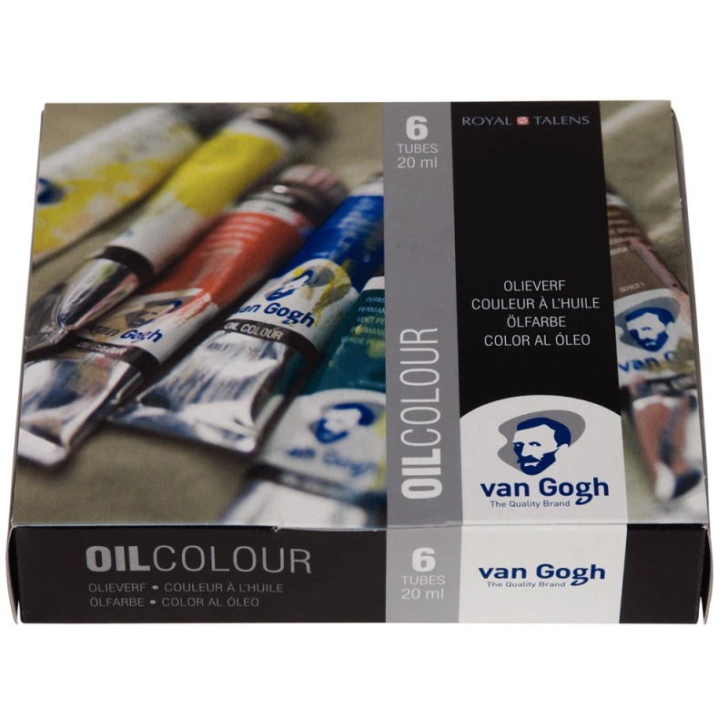 Set Couleurs à l'Huile 6 Couleurs en Tubes de 20ml - Van Gogh