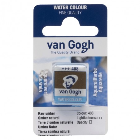 Peinture Aquarelle Godet Terre d'Ombre Naturelle 408 - Van Gogh