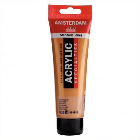 Tube Acrylique 120ml Or Foncé 803 - Amsterdam