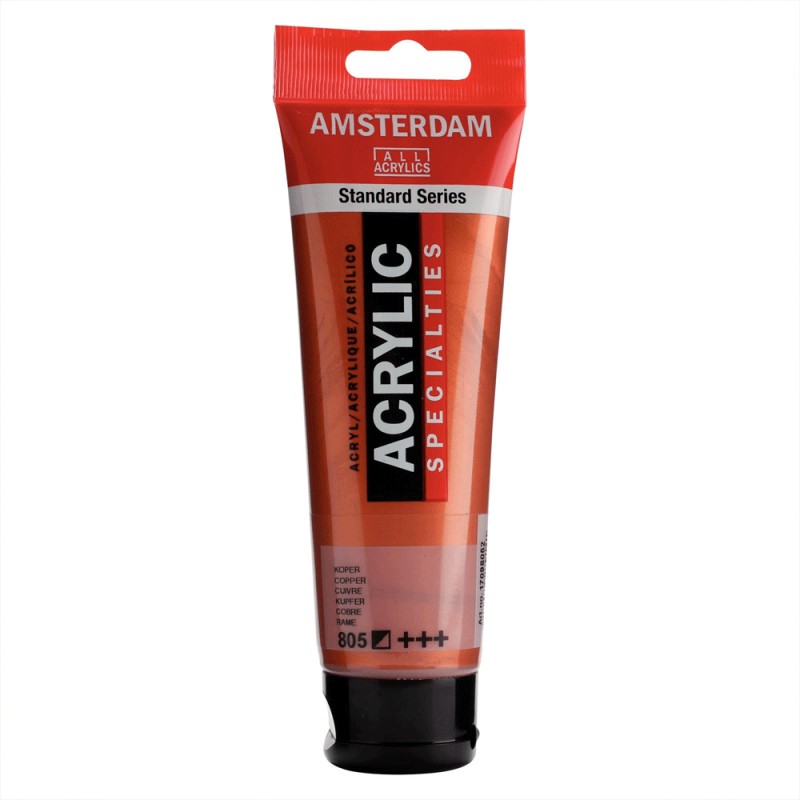 Tube Acrylique 120ml Cuivre 805 - Amsterdam