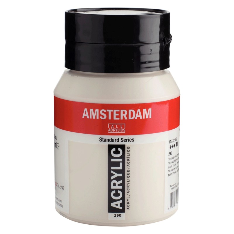 Pot Acrylique 500ml Buff Titane Foncé 290 - Amsterdam