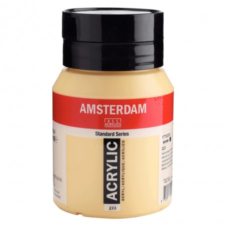 Pot Acrylique 500ml Jaune de Naples Foncé 223 - Amsterdam