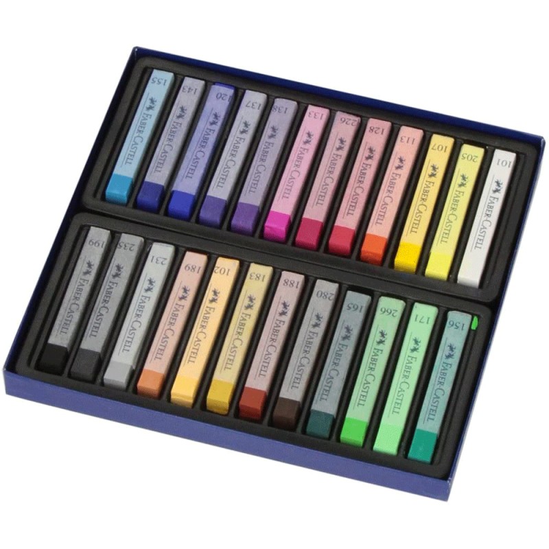 Pastels Tendres, Boite 24pcs - Faber Castell