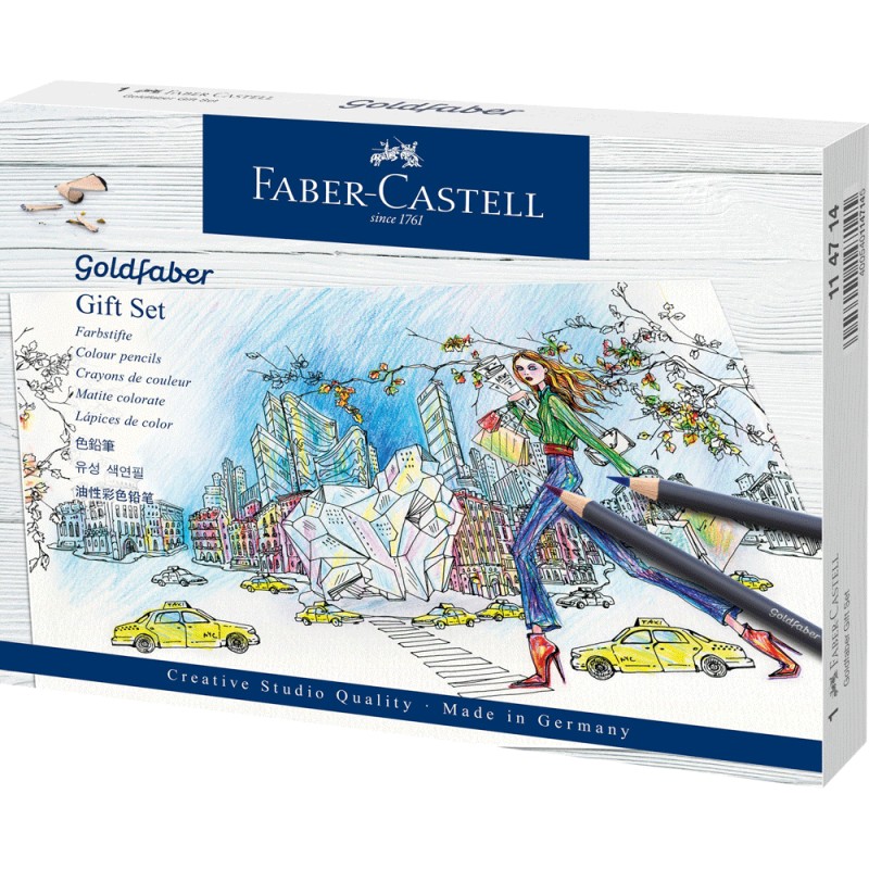 Crayon Couleur Goldfaber, Coffret 23pcs - Faber Castell