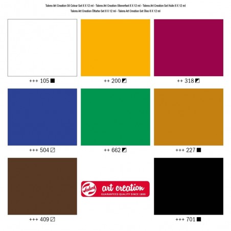 Set Huile 8 x 12ml - Art Creation