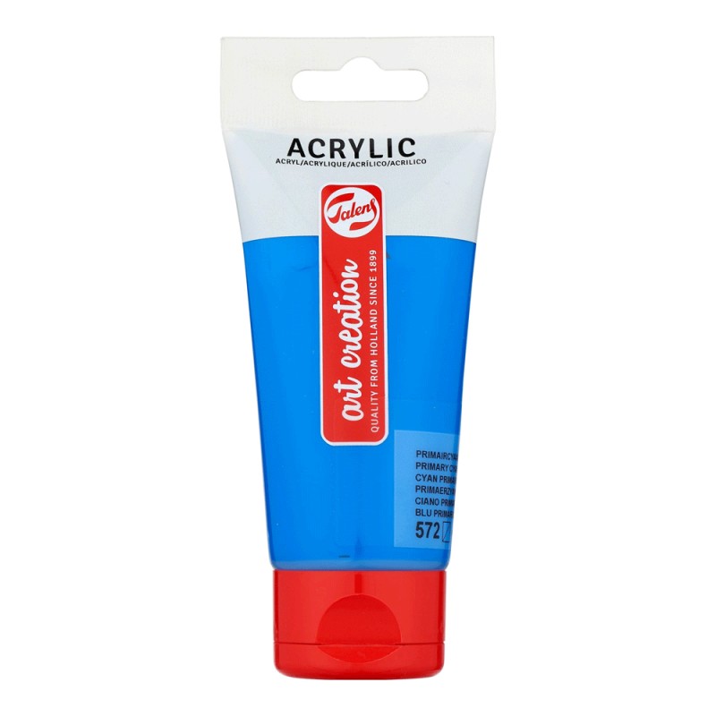 Acrylique Tube 75ml Cyan Primaire 572 - Art Creation