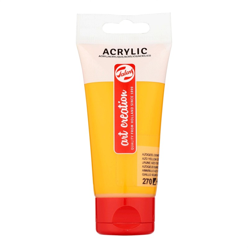 Acrylique Tube 75ml Jaune Azo Foncé 270 - Art Creation