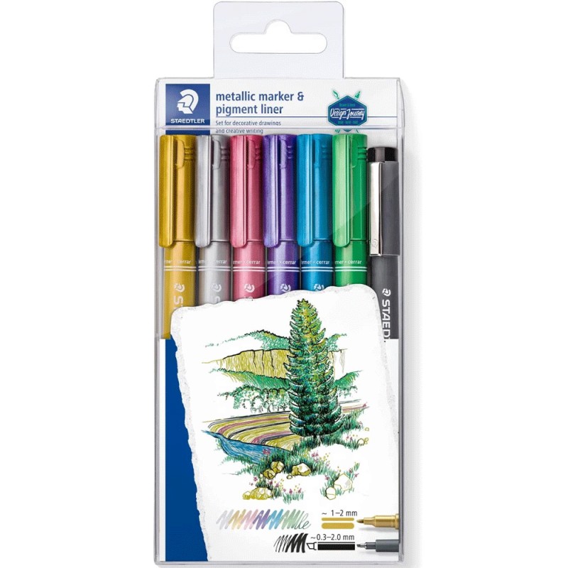 Feutres Métalliques 6pcs - Staedtler