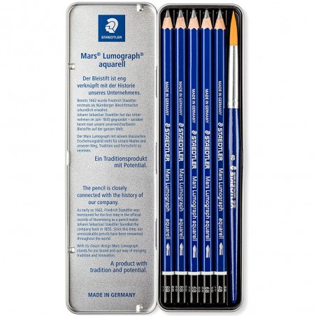 Crayons Aquarellables 5pcs Mars Lumograph - Staedtler