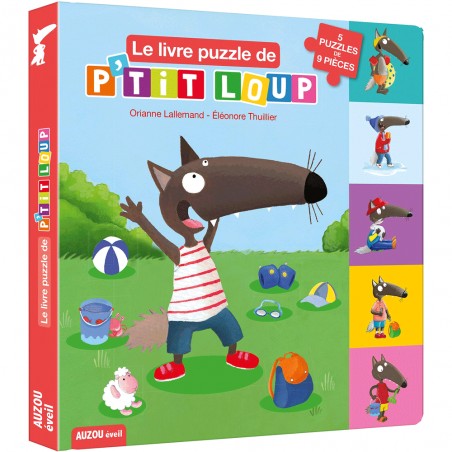 Le Livre Puzzle de P'tit Loup - AUZOU