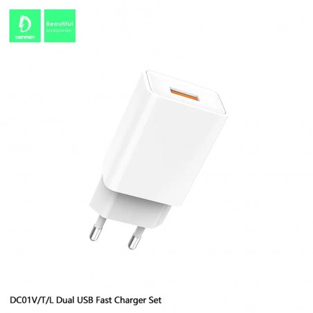 Chargeur Android Blast-Proof Denmen 2.4A - Réf.DC01V