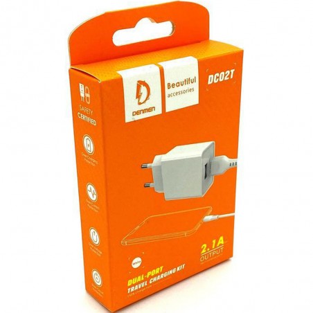 Chargeur Type-C Denmen 2.1A - Réf.DC02T