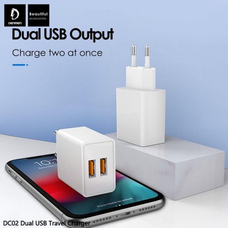 Chargeur Type-C Denmen 2.1A - Réf.DC02T
