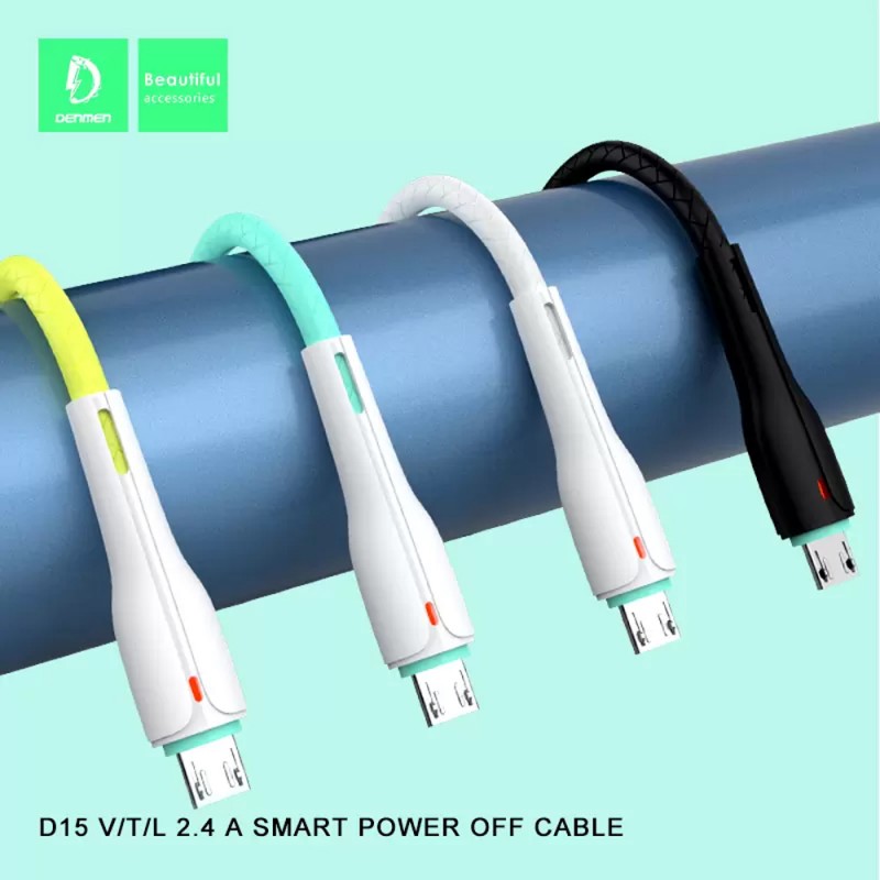 Cable Chargeur Android Denmen 2.4A - Réf.D15V