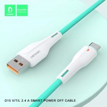 Cable Chargeur Android Denmen 2.4A - Réf.D15V 2