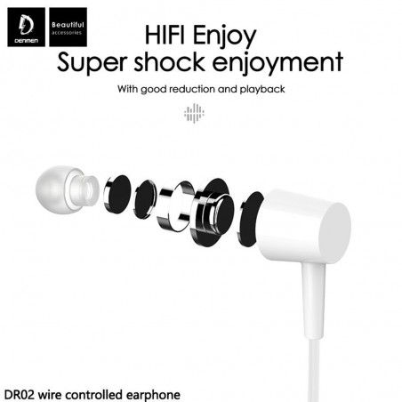 Ecouteur Micro Denmen - Réf.DR02