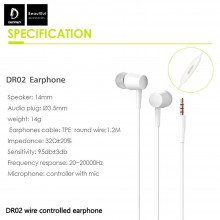 Ecouteur Micro Denmen - Réf.DR02 2