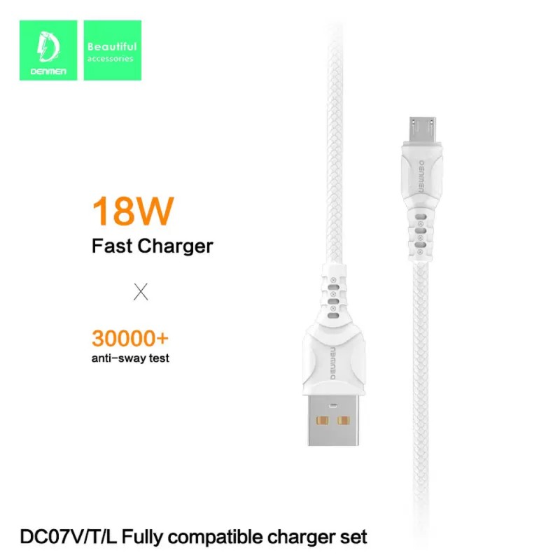 Chargeur Android Denmen 3.6A - Réf.DC07V