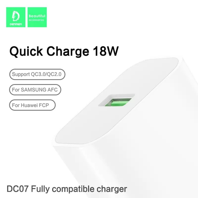 Chargeur Android Denmen 3.6A - Réf.DC07V