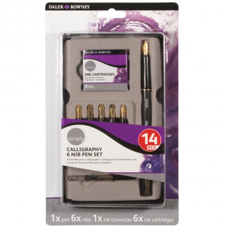Ensemble pour Calligraphie Simply - Daler Rowney