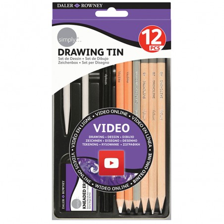 Set de Dessin Simply 12pcs - Daler Rowney